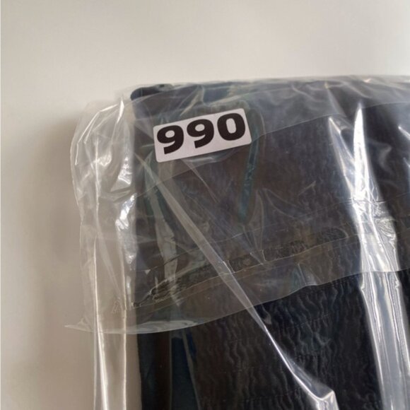 Aerie 2023 Love Of Linen Blend Mini Dress Woman Large Black Pockets Smocking - Picture 16 of 16